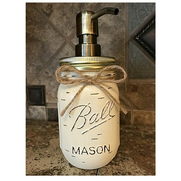 Shabby Chic Mason Jar Bathroom Sets - Picture 4 of 5